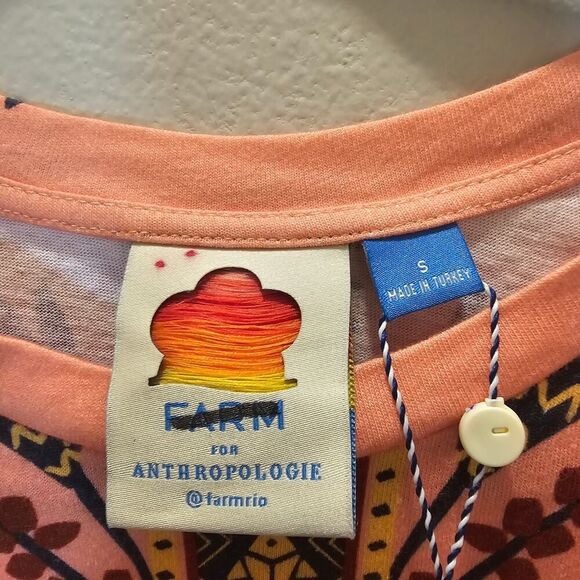 NWT Farm Rio Printed Shift Mini Dress Size Small - Picture 5 of 7